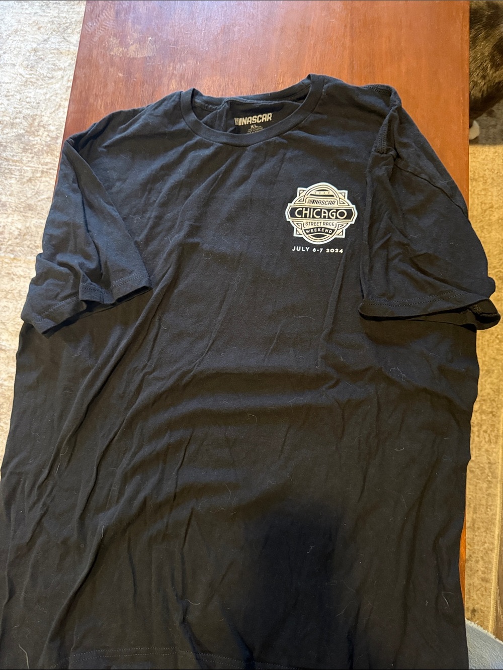 NASCAR Black XXL Chicago street race weekend Tee 2024